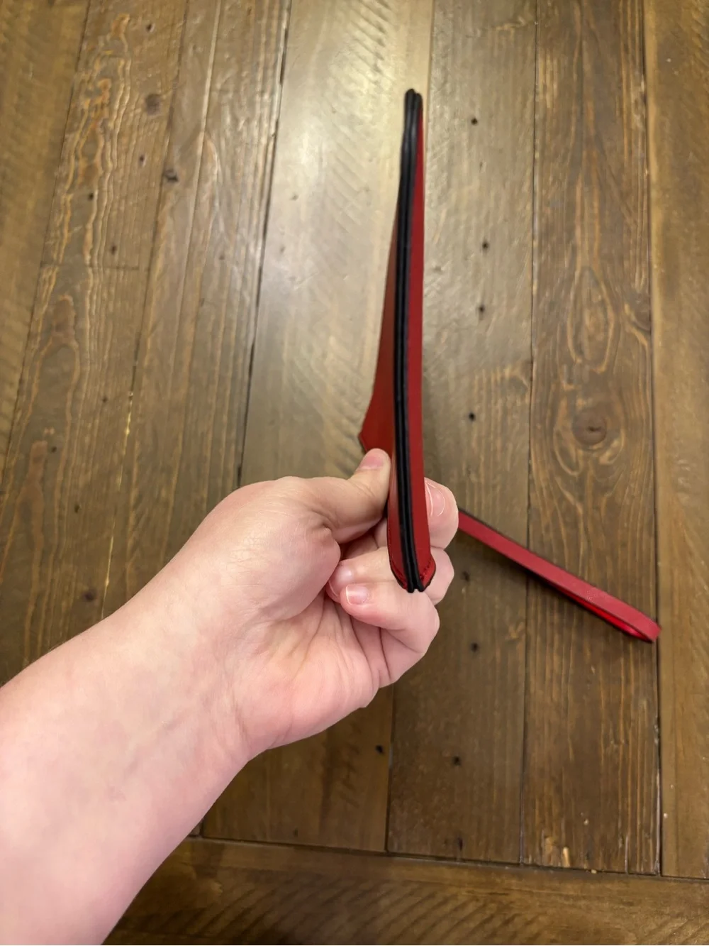 Kate Spade Wristlet in Red Saffiano Leather